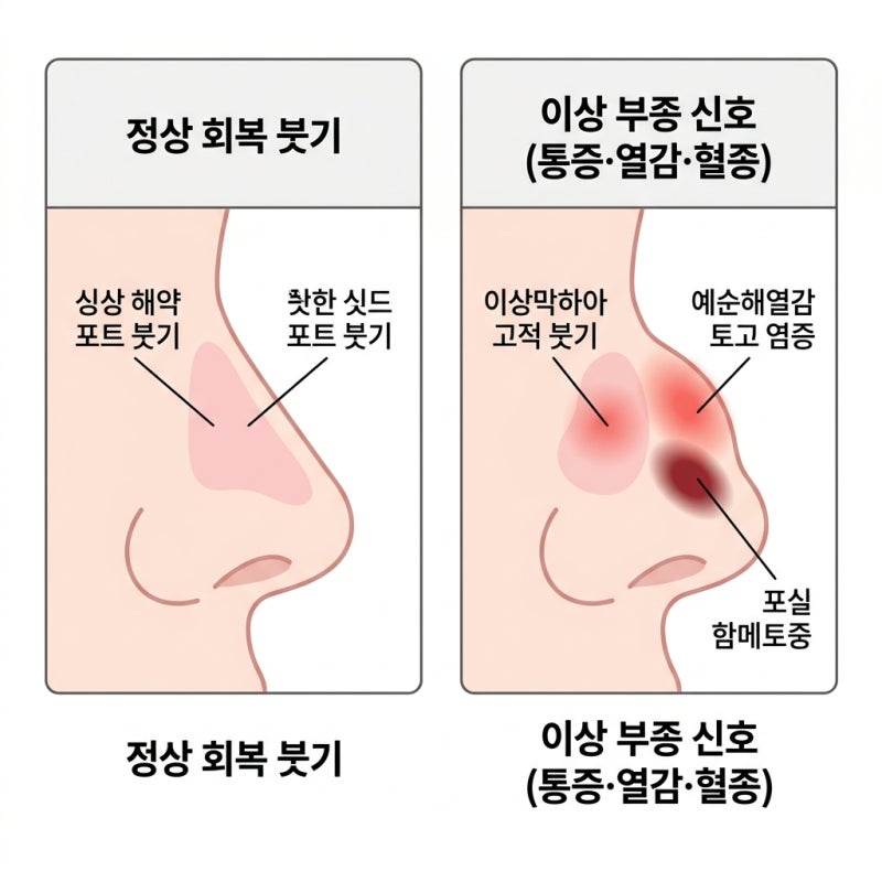 코수술 붓기 기간 기다리며 실비 청구 가능할까 사진 2
