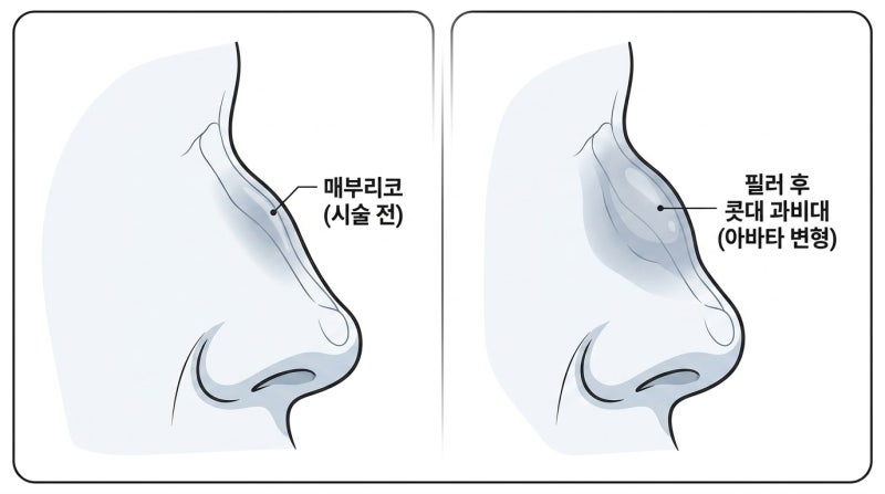 매부리코 성형수술 필러와 절골 사이 선택 기준 사진 3