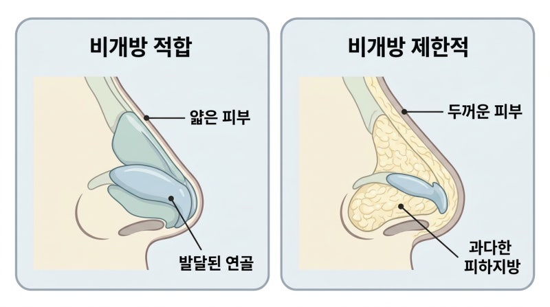 비개방코끝수술 붓기 걱정된다면 피해야 할 코끝 상태